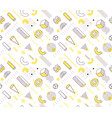 geometric seamless volumetric shapes memphis style vector image