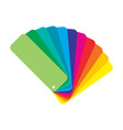 color palette guide on grey background vector image