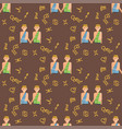 zodiac gemini seamless pattern horoscope astrology vector image vector image