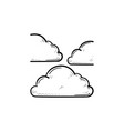 cloud hand drawn outline doodle icon vector image