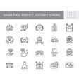 vip line icons include icon vector image