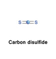 Carbon disulfide cs2 Royalty Free Vector Image