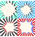 comic book bubble effects set vector image vector image