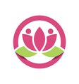 lotus flowers vector image