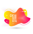 modern minimal liquid gradient splashes vector image vector image