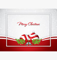 christmas background vector image