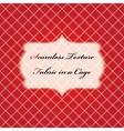 fabric in a cage vector image vector image