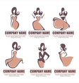 fashion logo vector image vector image