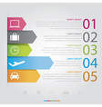 business travel graph vector image