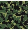 digital camouflage seamless patterns vector image
