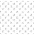 halloween pumpkin seamless pattern cute cartoon vector image vector image