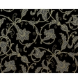 luxury golden seamless wallpaper pattern vector image