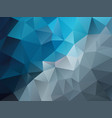 abstract polygon background blue gray vector image