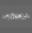 bokeh lights sparkle blur white star dust sparks vector image vector image