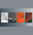 minimal geometric design for flyer poster vector image vector image