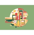 work design concept icon vector image vector image