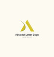 letter a logo vector image vector image