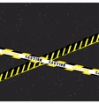 danger tape background vector image