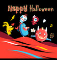 bright color background with monsters vector image vector image