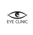 eye vision design template vector image