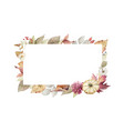 thanksgiving frame colorful pumpkins vector image