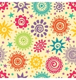 ethnic sun pattern vector image