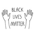 flat raised hands unity vector image