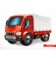 truck 3d icon vector image