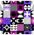 seamless pattern with abstract colorful vector image