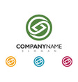business corporate s letter logo design vector image vector image