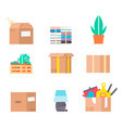 move service box full craft vector image