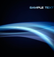 neon blue abstract vector image vector image