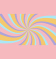 groovy retro burst sun rays background vintage vector image
