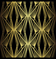 art deco pattern background in 1920s style vector image vector image