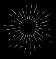 doodle design element starburst hand drawn vector image