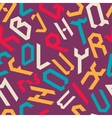 alphabet pattern vector image vector image