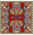 silk neck scarf or kerchief square pattern design vector image