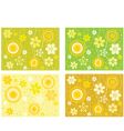 spring pattern vector image