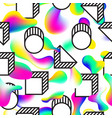 fluid color seamless pattern modern vector image