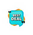 best deal special offer sale sign vector image