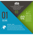 business geometric infographic template vector image