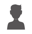 man faceless avatar vector image