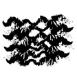 hand drawn doodle abstract pattern in black vector image