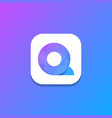 q logo icon ready to use vector image