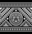 polynesian seamless geometric pattern vector image