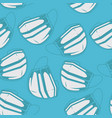 seamless pattern with a medical mask vector image vector image