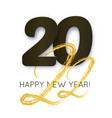 2022 happy new year hand drawn text lettering vector image vector image
