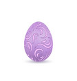 easter egg 3d icon ornate color isolated vector image