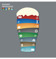 business startup idea concept with 8 options vector image
