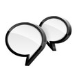 high detailed of speech bubble concept vector image